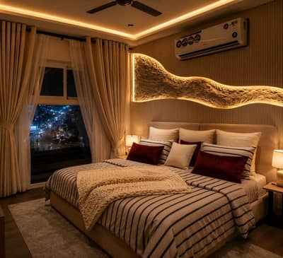 1 Bedroom Luxury Furnished Apartment is Available for Rent in Bahria Town Lahore