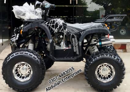 Big size no. 8 brand new zero meter ATV Quad Bike for sale deliver Pak
