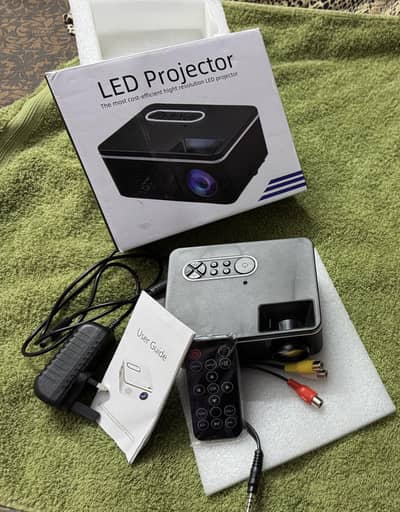 Brand New Mini LED Projector – 1080P Supported | Portable Home Cinema