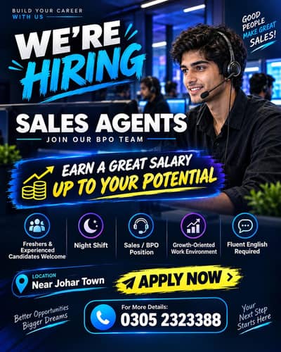 bpo/sales agent job