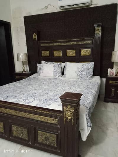 full bed set bed side tables Dressing table