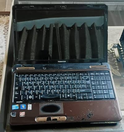Brown Toshiba Laptop