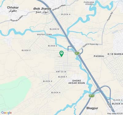 10 Marla Corner Plot for Sale in AWT D Block Islamabad Prime Location