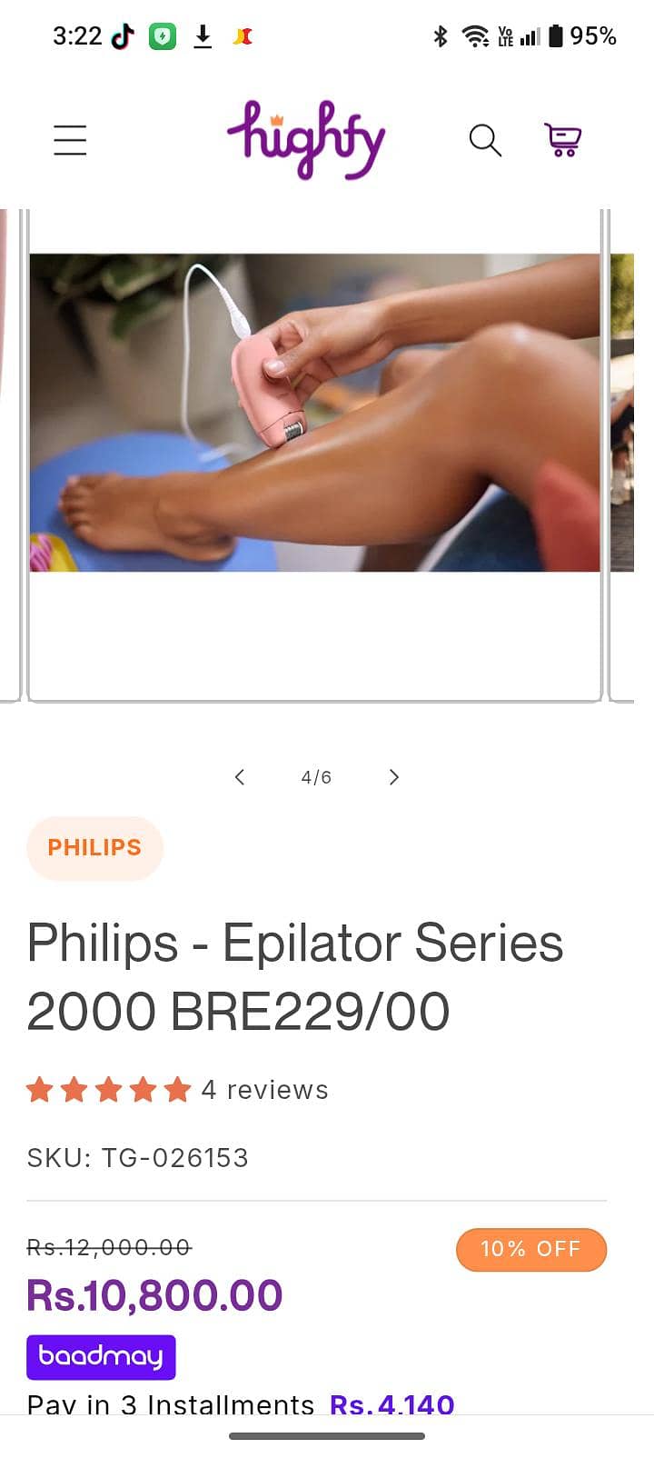 Philips Epilator 3