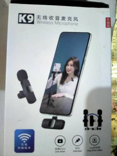 wireless microphone for sale 2 mike 1 Reciever type i phone type C