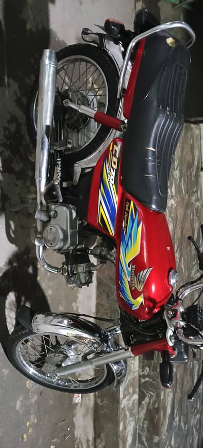 Honda CD 70 Red color 2021 model