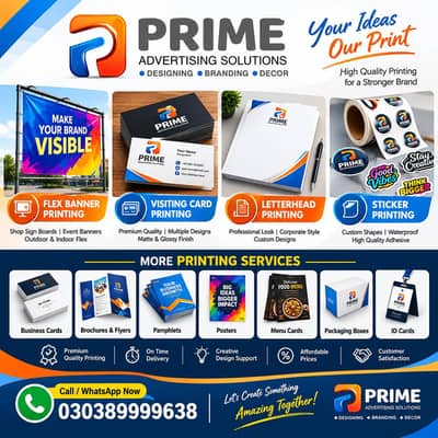 we deal all types of printing