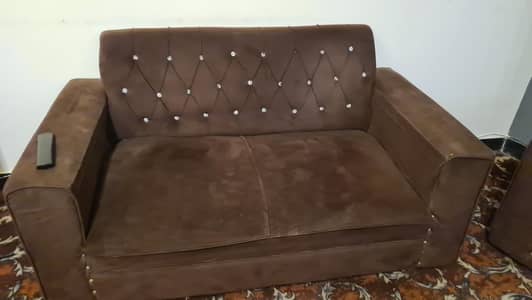 Sofa set . brown colour