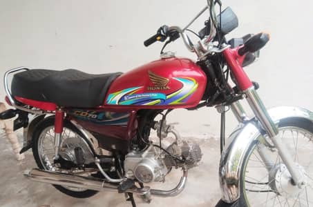 Honda CD 70  2024 model For Sale – Excellent Condition