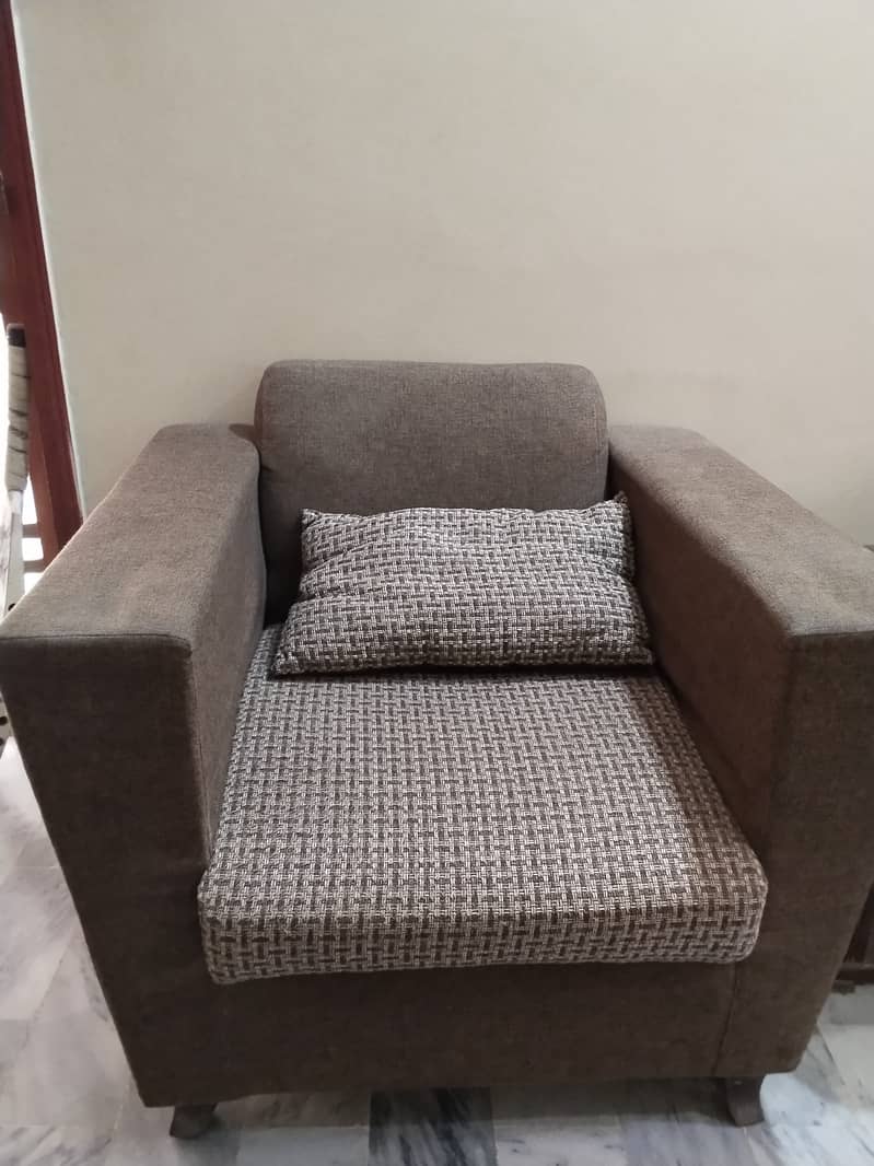 Urgent Sale: 4-Seater Sofa Set in Excellent Condition 2