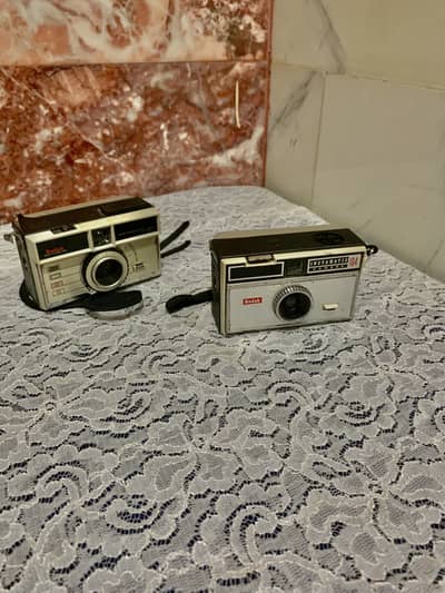 Vintage Kodak Instamatic point cameras antique item