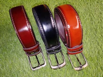 Artificial leather imported belts available