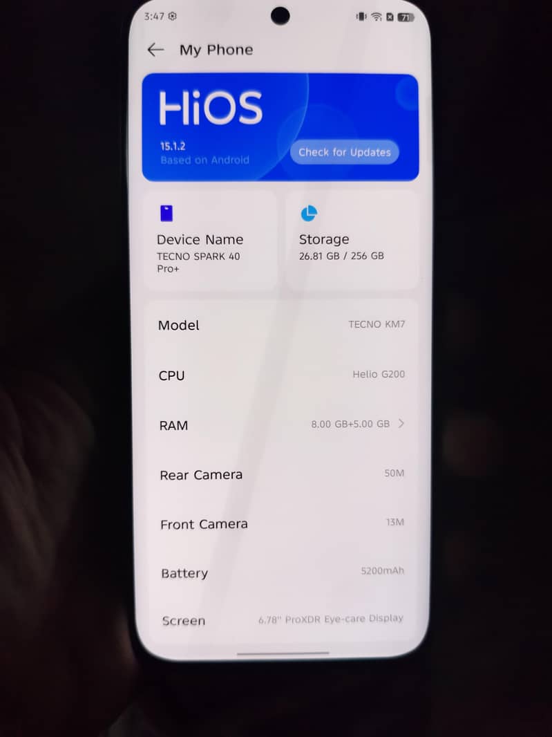 Tecno Spark 40 pro plus 10