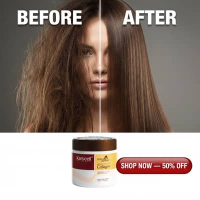 KARSEELL COLLAGEN HAIR MASK - FOR ALL HAIR TYPES