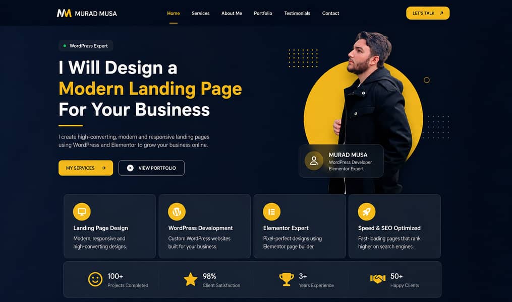 I will design and develop a professional responsive website 0