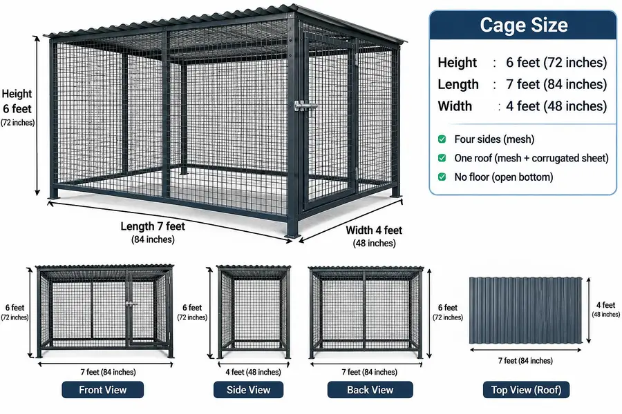 birds  or hens cage — photo 3