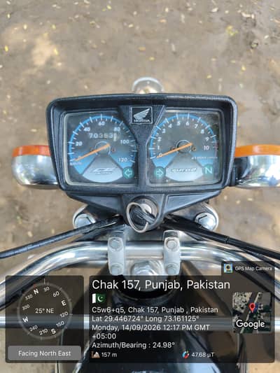 Honda CG 125 Black 2020