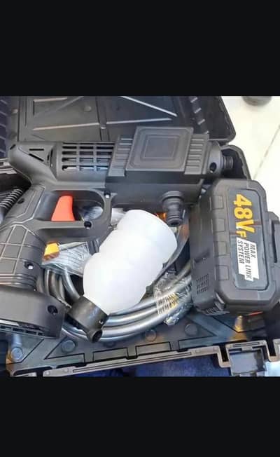 48V Pressure Washer Gun | Car Washer | Solar & Bike Washer | Portable