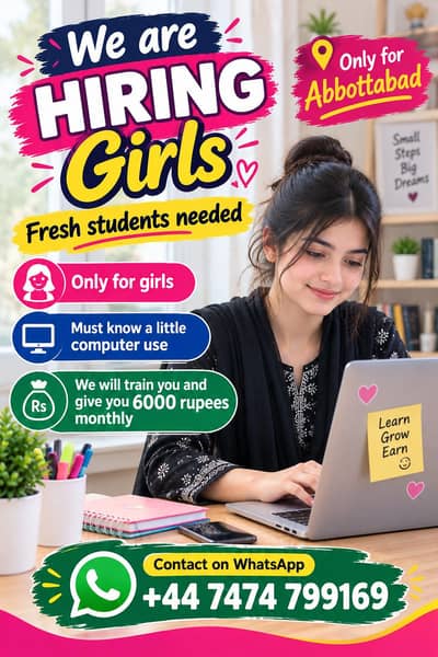 Hiring Girls for online work