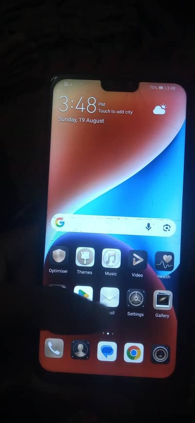 Huawei Y9body show loudspeaker
