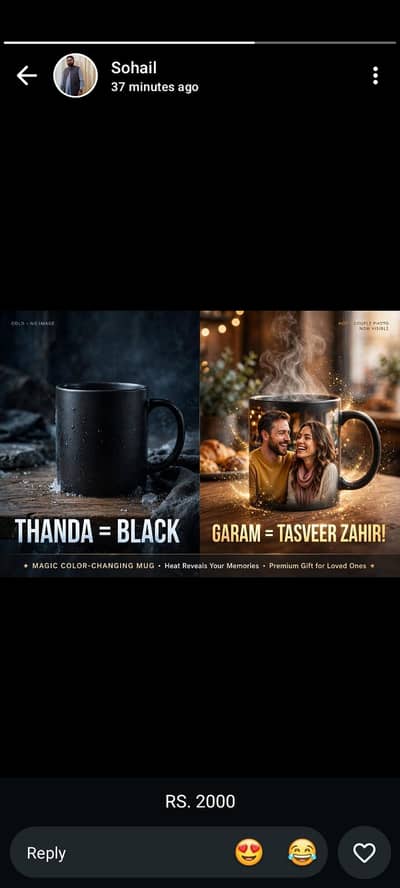 Magic Colour Changing Mug delivery free