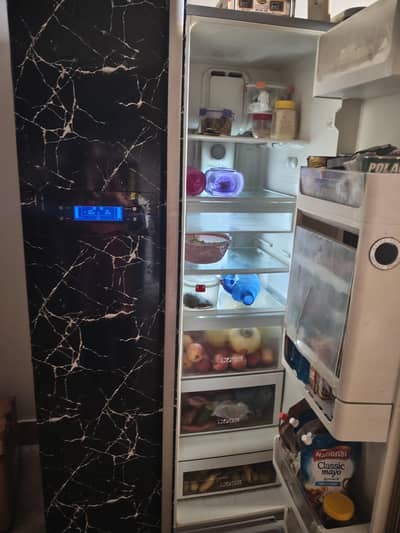 double door fridge side by side