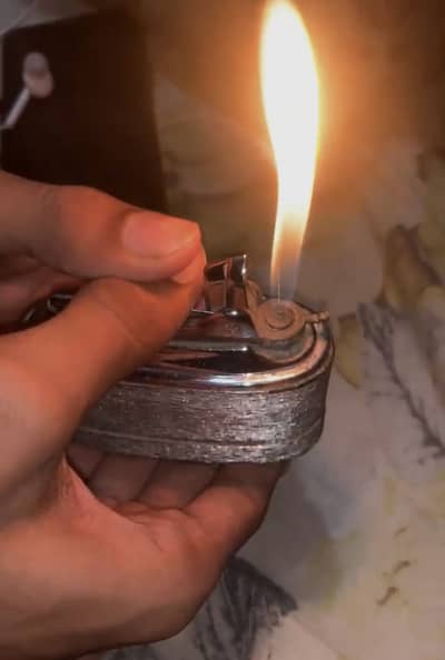 vintage Ronson Meteor cigarette lighter antique lighter antique item