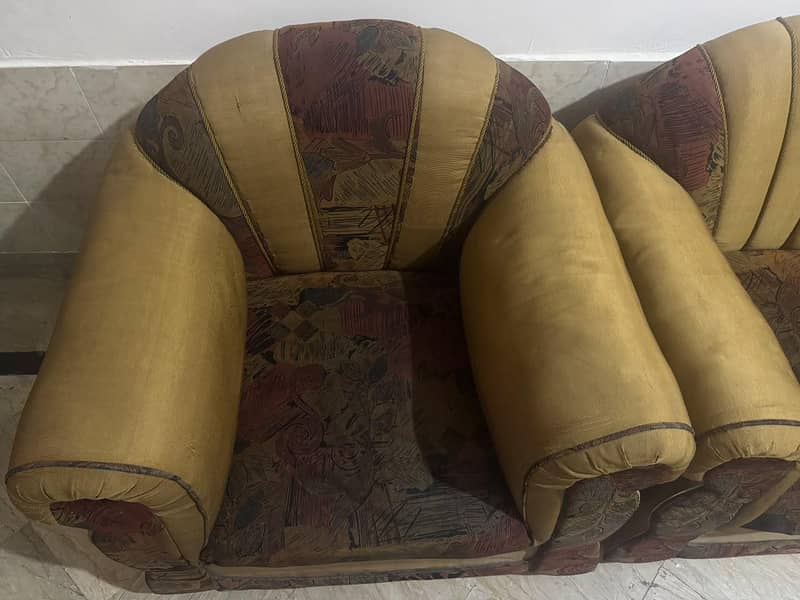 sofa set used good condition 1