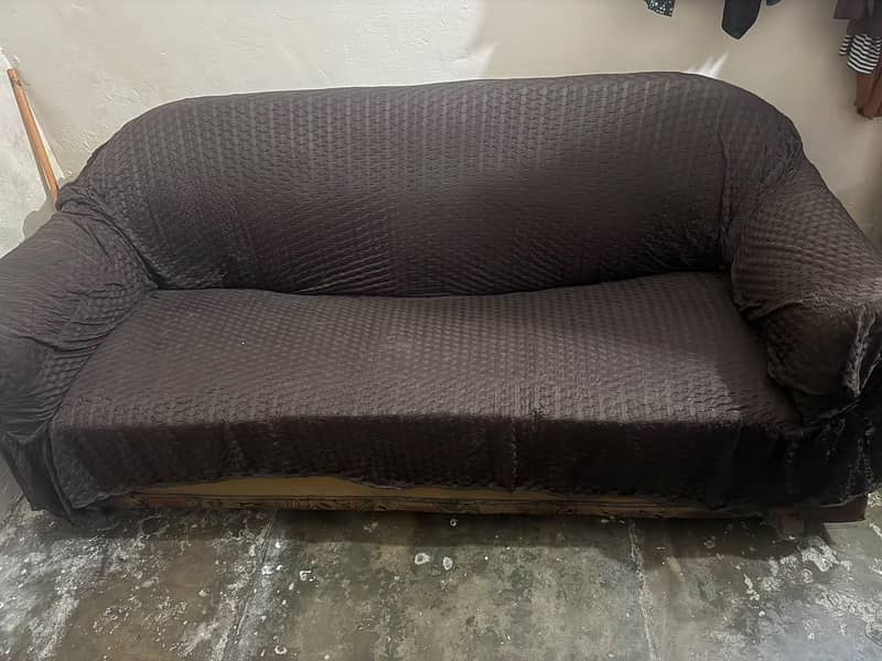 sofa set used good condition 4