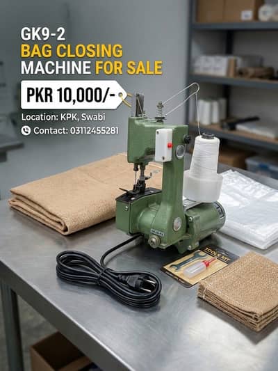 Bag closing machine