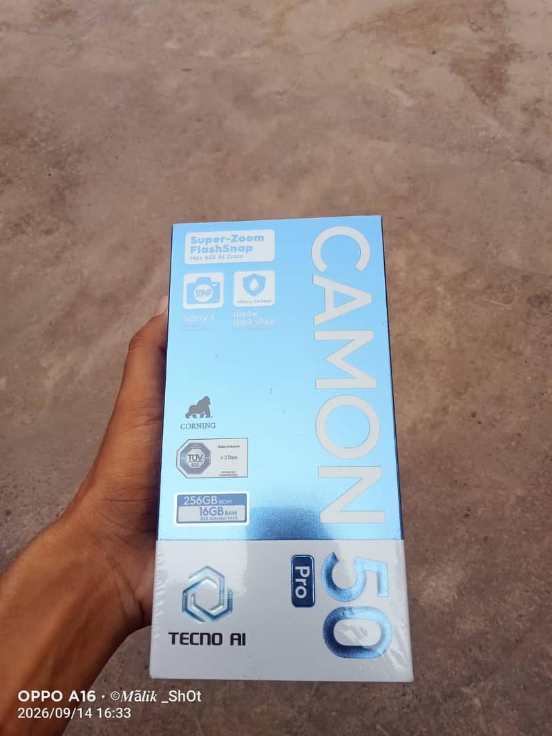 TECNO CAMON50 pro 0
