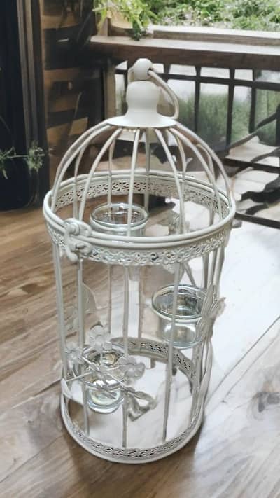 Candle Cage With glass cups