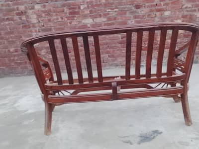 Wooden Sofa Set 3+1 Without Cushions - Faisalabad
