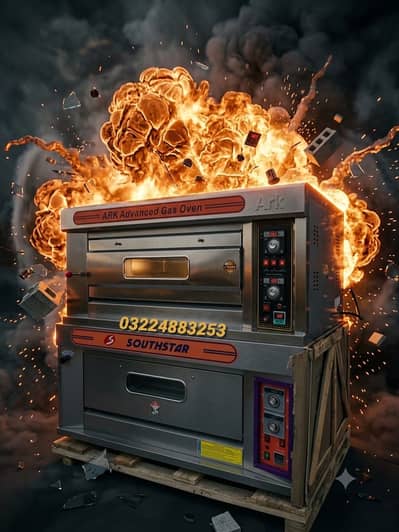 Pizza oven / Fast food setup used new / dough mixer / Slush Machine/