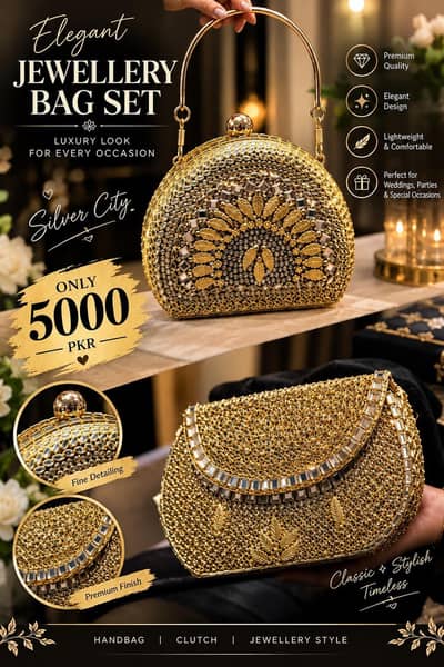 Elegant jewelry &Kundan Clutches | Premium Party Wear | Rs 5000