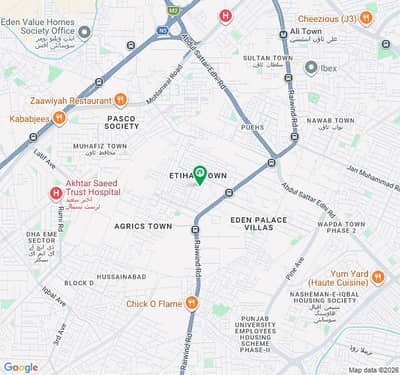 Prime 5 Marla Residential Plot for Sale in C Block, Etihad Town Phase 1