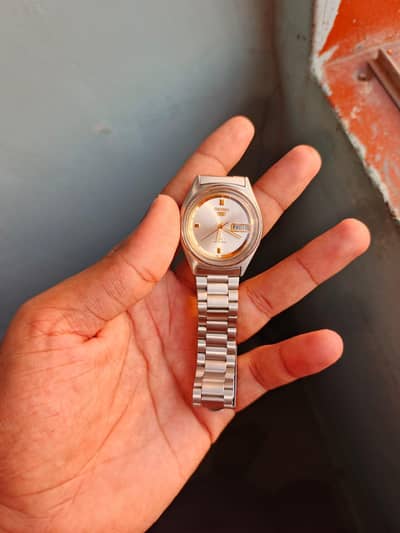 Seiko 5 Automatic Vintage Watch – Day Date – Original