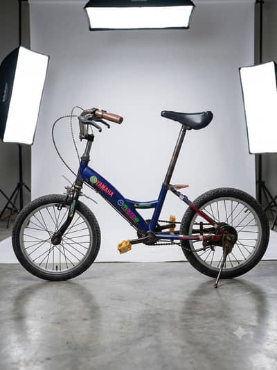 Blue 16-Inch Kids Bicycle – Urgent Sale (Rs. 10,000)