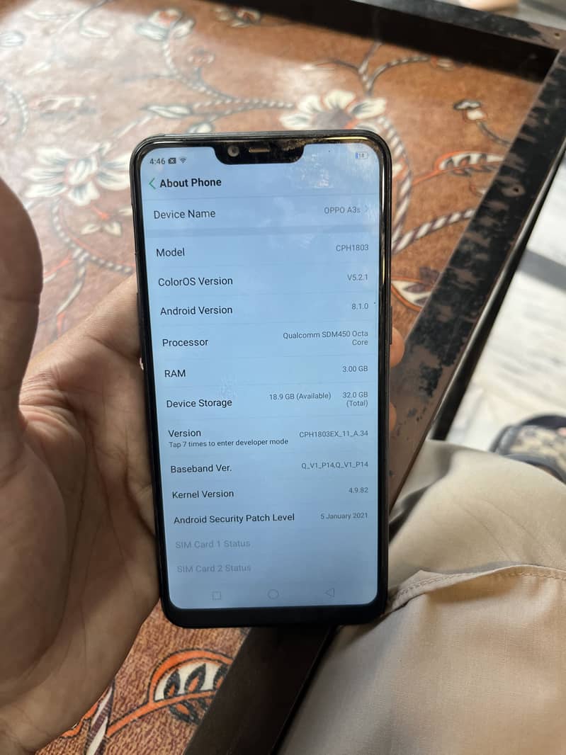 OPPO A3s 6
