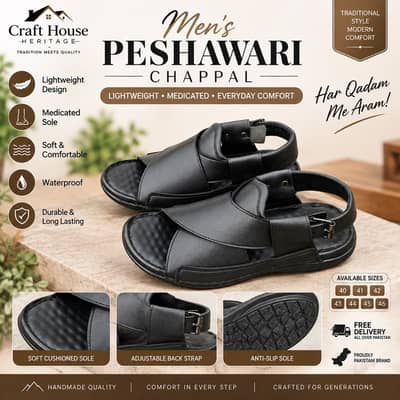 Men Peshawari Chappal / Peshawari Sandal / Traditional Chappal / Men