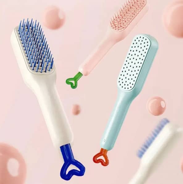 Hair Brush Comb Telescopic Scalp Massager | Anti-Static, Salon-Grade for All Hair Types