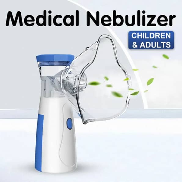 Nebulizer Machine - Portable USB Support Mesh Soundless Nebulizer - (Mini/Hand/Mesh Nebuliser) (For Kids & Adults) (Ultrasonic Mesh Atomizer) - Inhaler Waterproof Asthma Inhalator