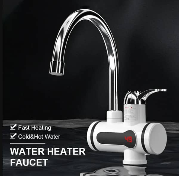 Instant Geyser: Hot Water Tap with Shower, Electric Water Heater for Kitchen & Bathroom