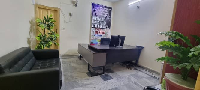 Large Modern Executive Office Table with Metal Frame