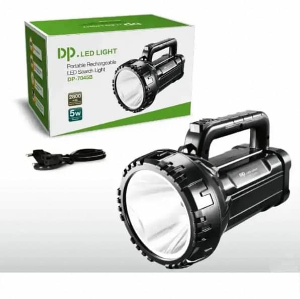 Emergency Flashlight - Rechargeable Torch Light with Long-Range Beam and High-Quality LED