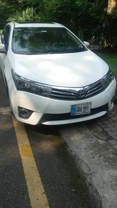 Toyota Corolla Altis Grande, 2017, old shape
