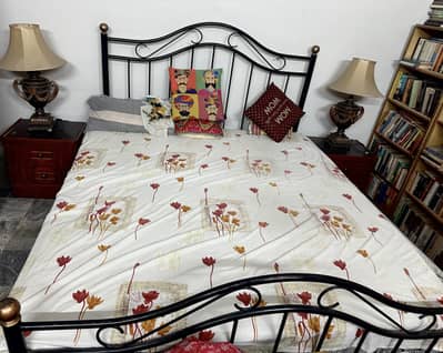 Queen bed with sofa in good condition