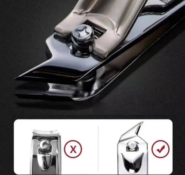 V9 Large Sharp Nail Cutters for Manicure and Pedicure – Stainless & Carbon Steel, Acronyx Oblique Mouth