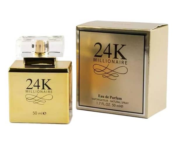24K Millionaire Gold Perfume 50ml – Unisex Fragrance