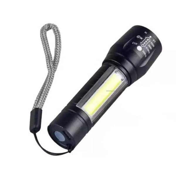 USB Charging Powerful Flashlight 3800LM XPE COB LED Flashlight